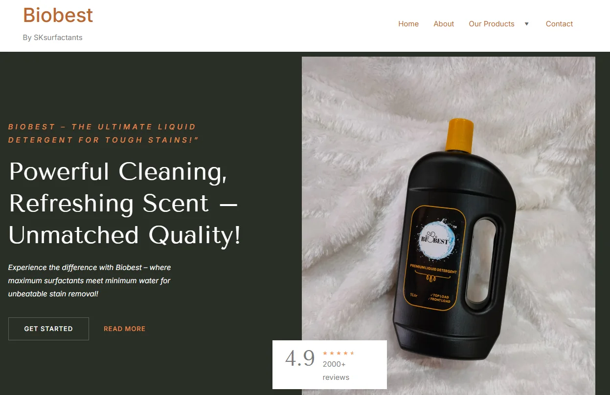 Biobest website screenshot